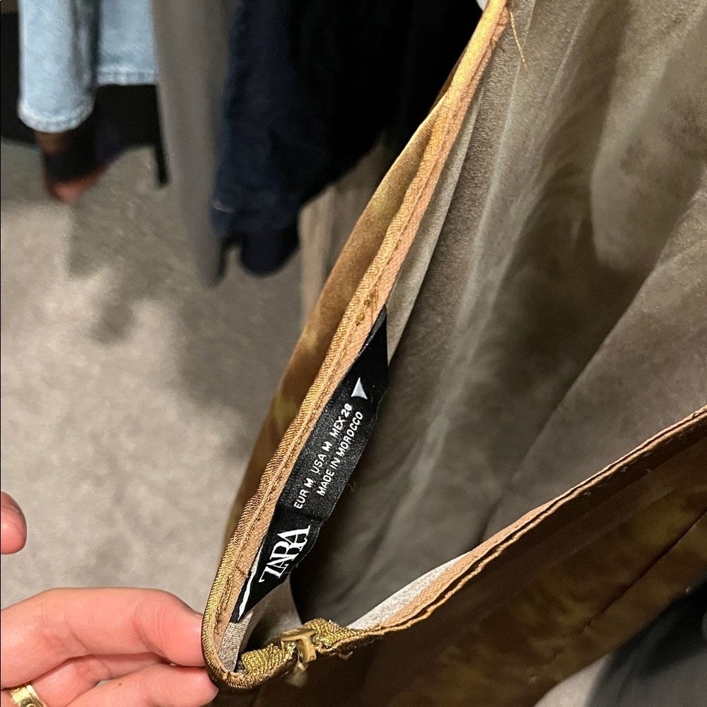 Zara Brown Tie-Dye Maxi Dress - Picture 7 of 8